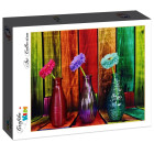 Puzzle - Grafika - Vasi colorati con fiori
