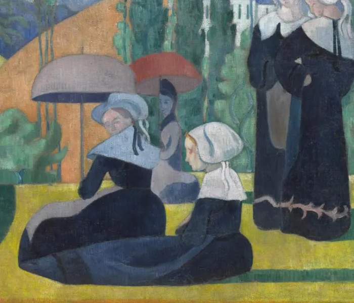 Puzzle - Grafika - Bretoni con ombrelli