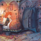 Puzzle - Grafika - Camera da letto della strega