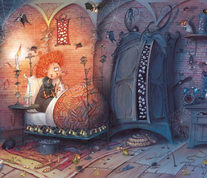 Puzzle - Grafika - Camera da letto della strega