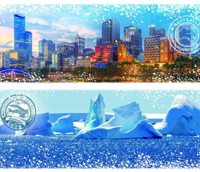 Puzzle - Grafika - Viaggio intorno al mondo - Australia, Antartide