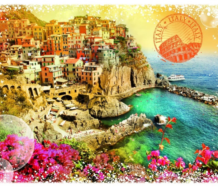 Puzzle - Grafika - Viaggio intorno al mondo - Italia