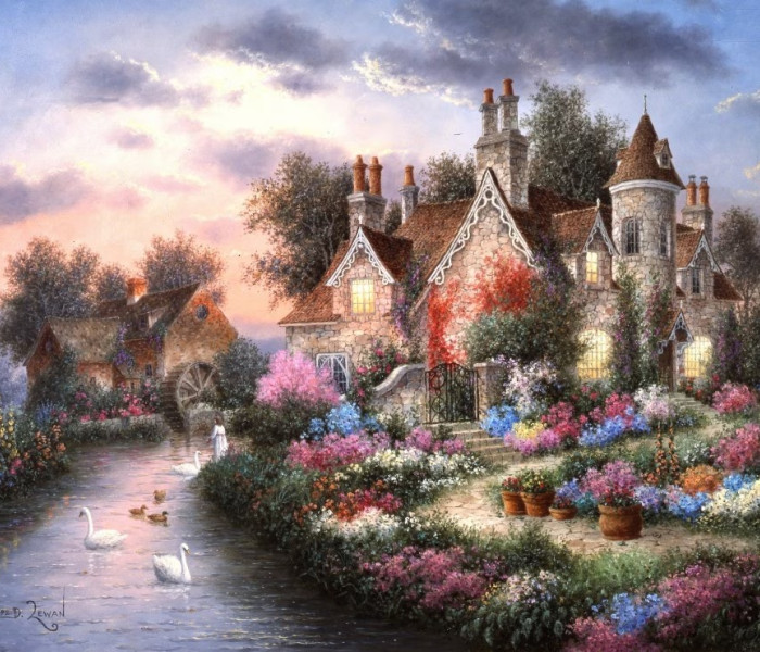 Puzzle - Grafika - Casa al Mill Creek