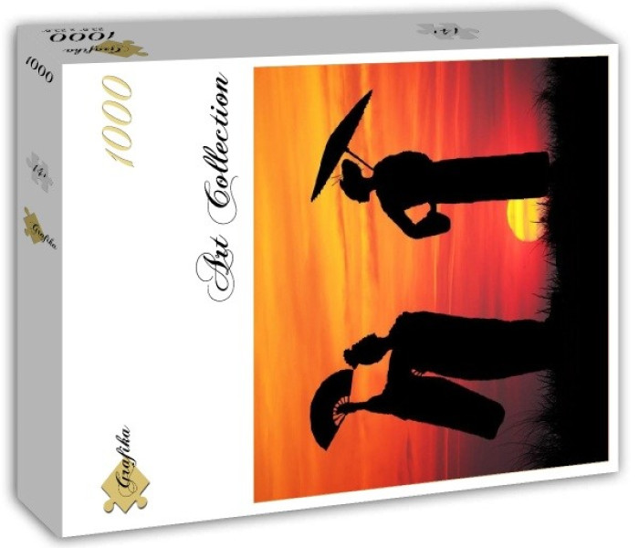 Puzzle - Grafika - Geisha al tramonto