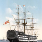 Puzzle - Grafika - HMS Victory a Portsmouth