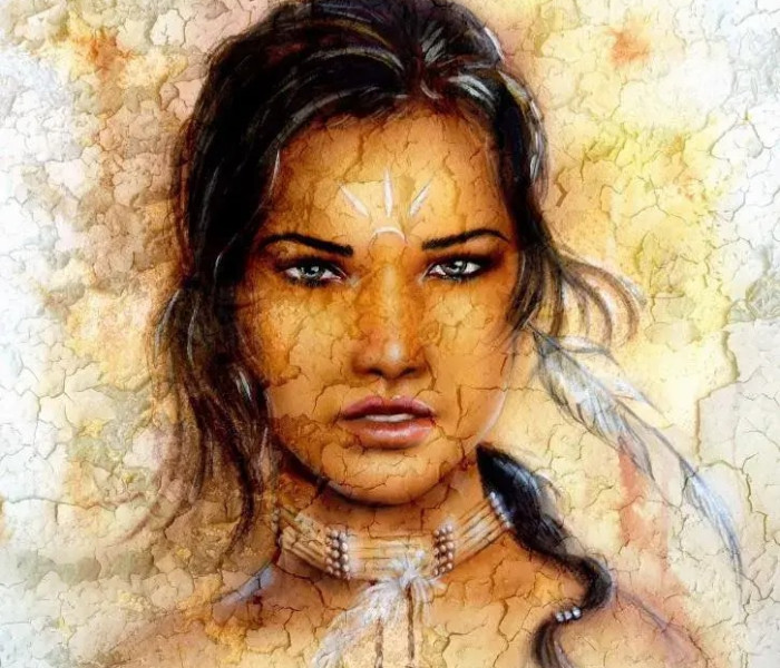 Puzzle - Grafika - Donna indiana