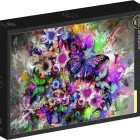 Puzzle - Grafika - Fiori e farfalle