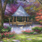 Puzzle - Grafika - Il lago dei cigni