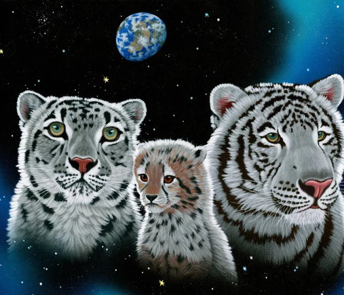 Puzzle - Grafika - Una tenera famiglia