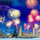 Puzzle - Grafika - Capodanno in tutto il mondo