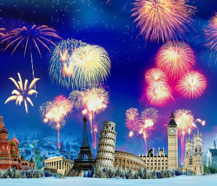 Puzzle - Grafika - Capodanno in tutto il mondo