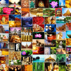 Puzzle - Grafika - Collage - Zen