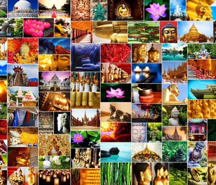 Puzzle - Grafika - Collage - Zen