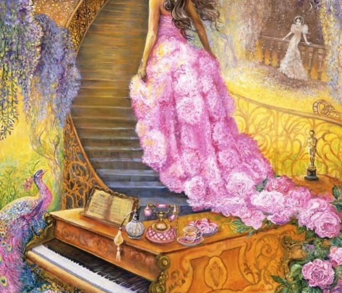 Puzzle - Grafika - Melodia in rosa