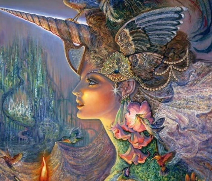 Puzzle - Grafika - La signora degli unicorni