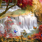 Puzzle - Grafika - Cascata nella foresta profonda