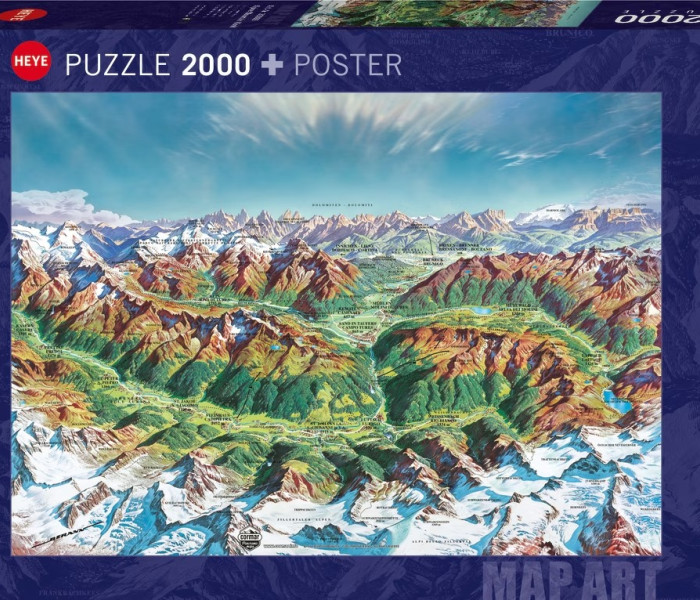 Puzzle - Heye - Panorama alpino