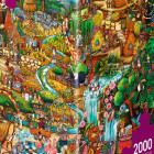 Puzzle - Heye - Safari esotico - Triangular puzzle