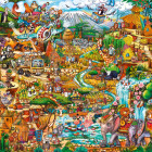 Puzzle - Heye - Safari esotico - Triangular puzzle