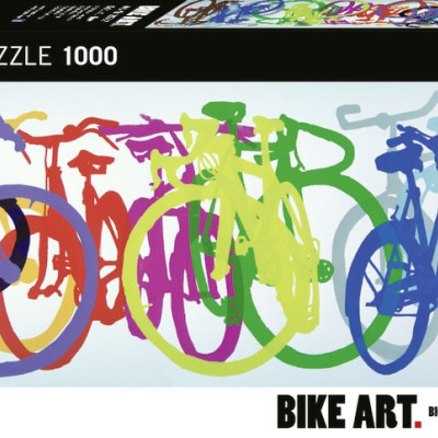 Bike Art: Serie a colori - Puzzle Panoramico