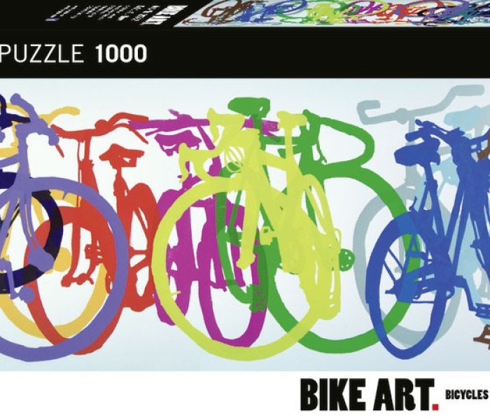 Puzzle - Heye - Bike Art: Serie a colori - Puzzle Panoramico