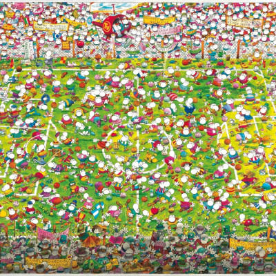 Bláznivý futbal - Triangular puzzle