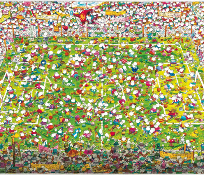 Puzzle - Heye - Bláznivý futbal - Triangular puzzle