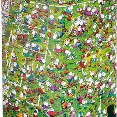 Bláznivý futbal - Triangular puzzle