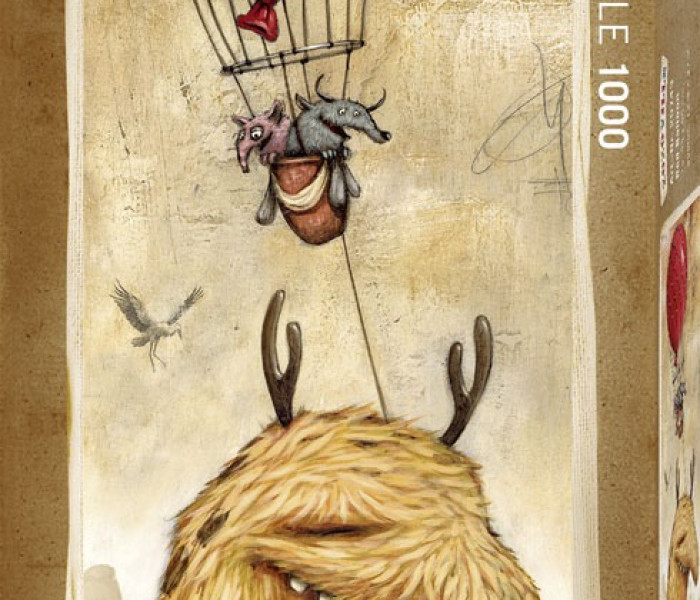 Puzzle - Heye - palloncino rosso - Puzzle Panoramico