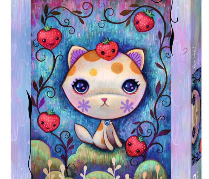 Puzzle - Heye - Gatto e fragole