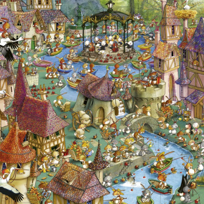 Città dei conigli - Triangular puzzle