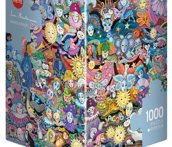 Puzzle - Heye - Maschere - Triangular Puzzle