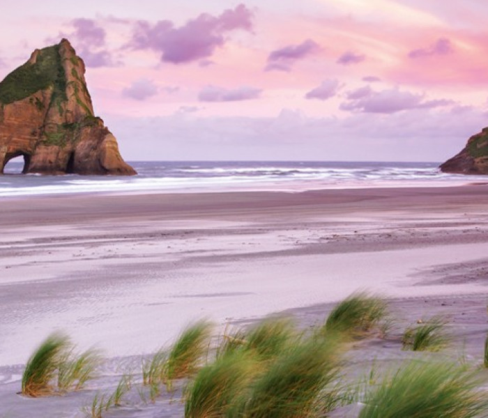 Puzzle - Heye - Spiaggia di Wharariki - Puzzle Panoramico