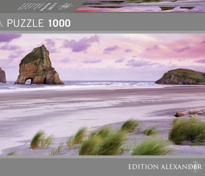 Puzzle - Heye - Spiaggia di Wharariki - Puzzle Panoramico