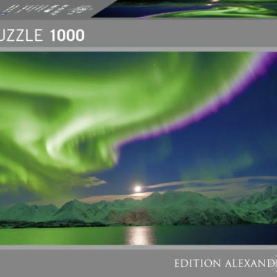 aurora boreale - Puzzle Panoramico