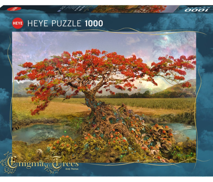 Puzzle - Heye - Albero rosso