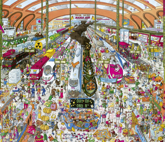 Puzzle - Heye - Stazione ferroviaria - Triangular puzzle