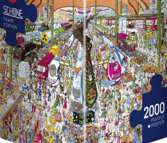 Puzzle - Heye - Stazione ferroviaria - Triangular puzzle