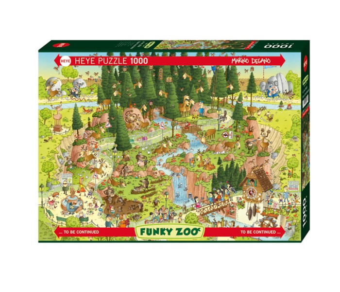 Puzzle - Heye - ZOO - Foresta Nera