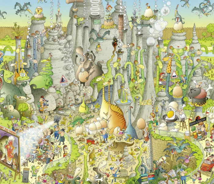 Puzzle - Heye - ZOO - Mostra giurassica