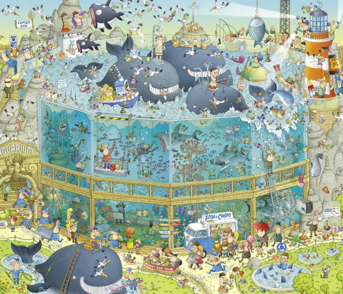 Puzzle - Heye - ZOO - Habitat oceanico