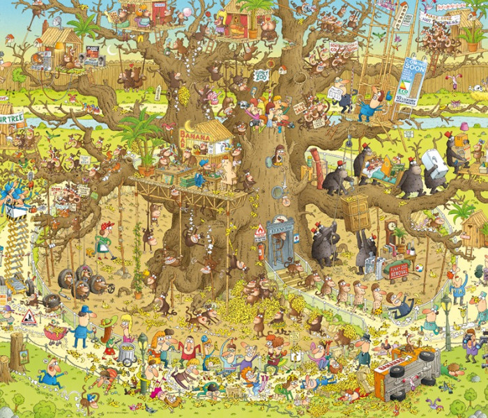 Puzzle - Heye - ZOO - Scimmia