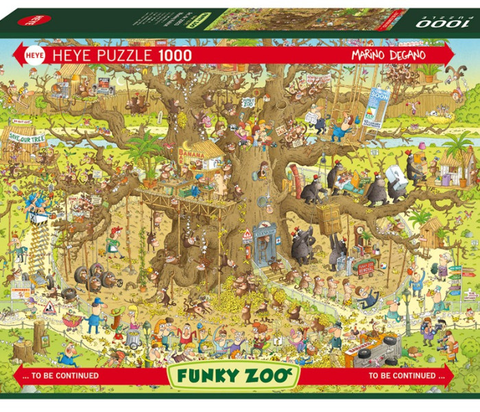 Puzzle - Heye - ZOO - Scimmia