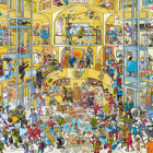 Puzzle - Heye - Vita in albergo - Triangular puzzle