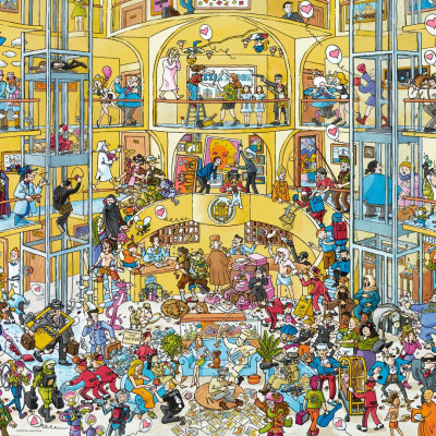 Vita in albergo - Triangular puzzle