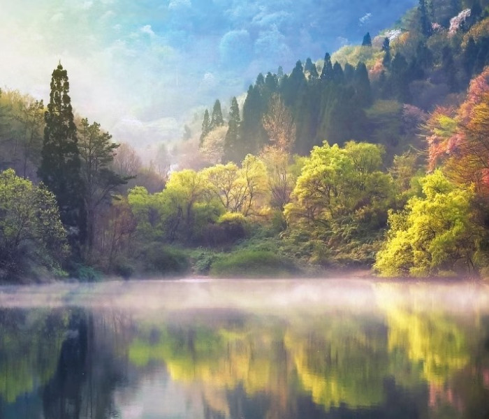 Puzzle - Heye - Lago Seryangji - Puzzle Panoramico