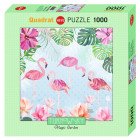 Puzzle - Heye - Fenicotteri e ninfee