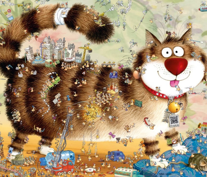 Puzzle - Heye - Guarda attentamente... il gatto