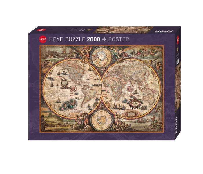 Puzzle - Heye - Mappa del vecchio mondo