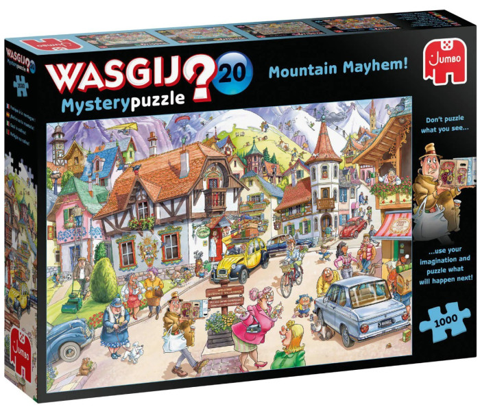 Puzzle - Jumbo - Caos di montagna - WASGIJ Puzzle